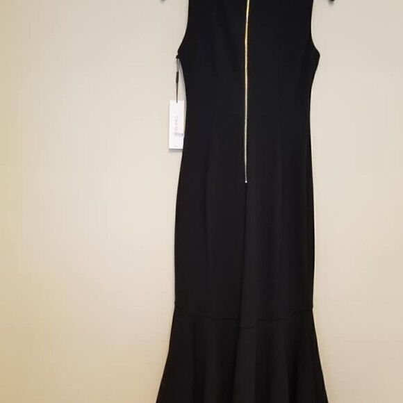 Calvin Klein Black Dress Neckline Embellishments - Picture 3 of 8